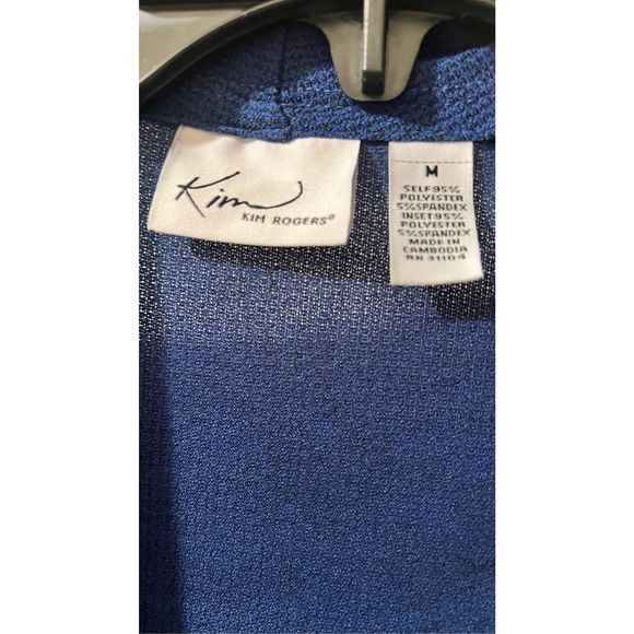 Blue jacket with blouse - Picture 3 of 5